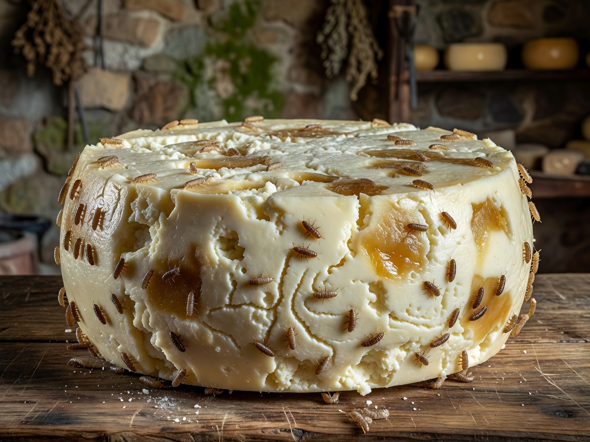 Casu Marzu Maggot Cheese from Sardinia