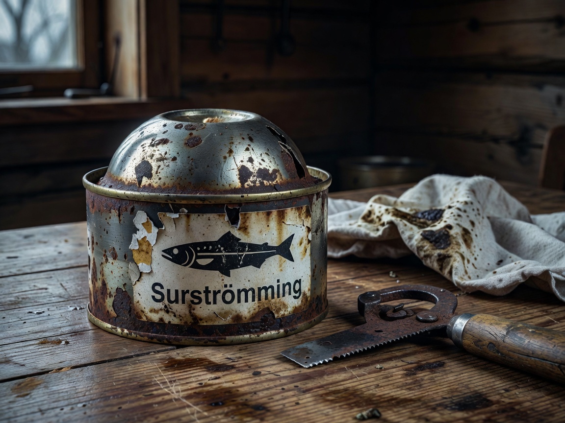 Canned Swedish Fermented Herring Surstromming