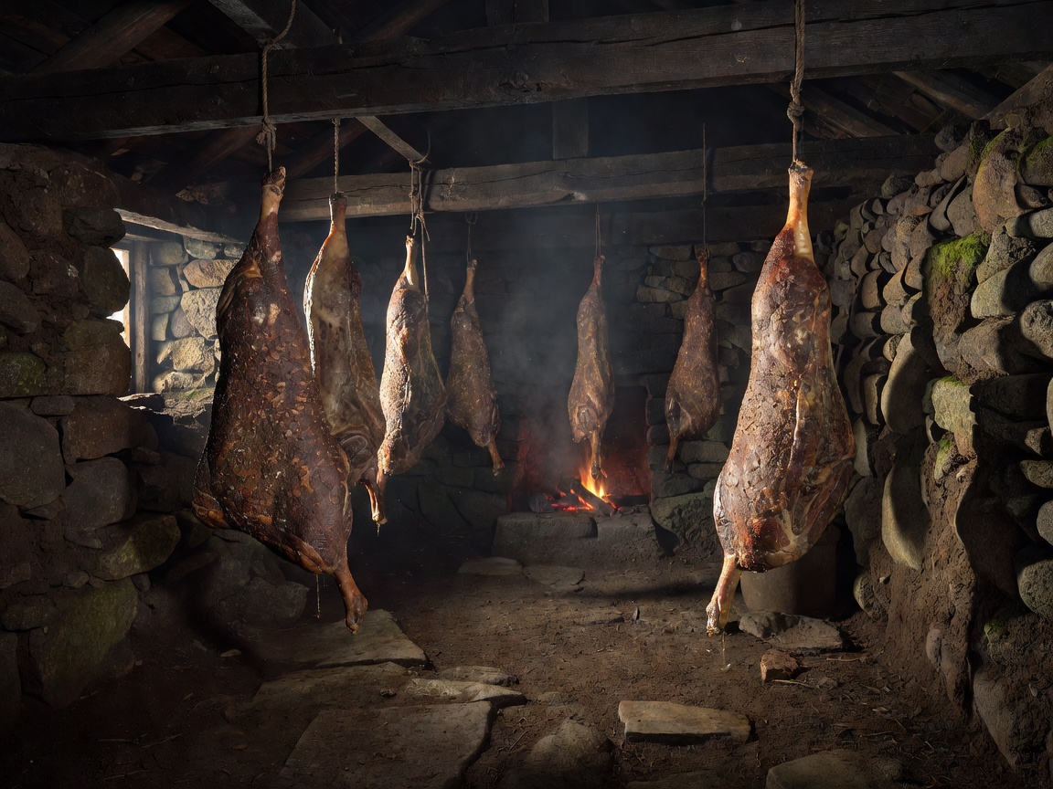 Traditional cured meat in Iceland
